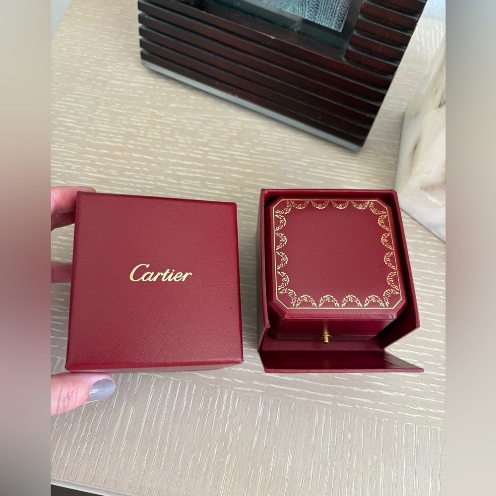 Cartier Signature Love Ring Box Red Case - Picture 3 of 8